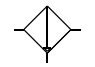 Simbolo neumatico filtro Adajusa